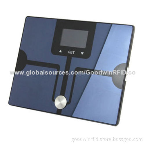 Bluetooth body fat analyzer, record your weight/fat/muscle/moisture, accompany with you every day